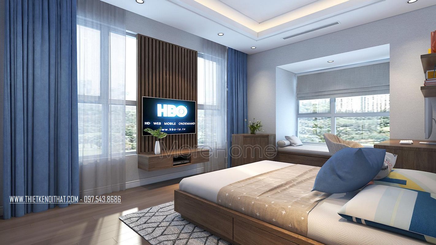 Thiết kế nội thất chung cư hiện đại N05 Hoàng Đạo Thúy